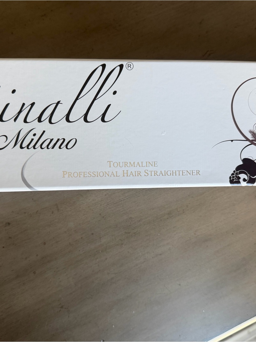Ginalli Milano Tourmaline Professional Hair Straightener - black 1 in